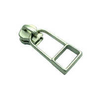 Metal zipper slider