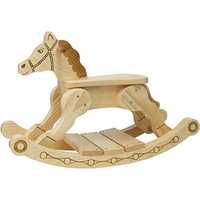 Wooden rocking horse