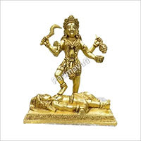 Brass kali statue