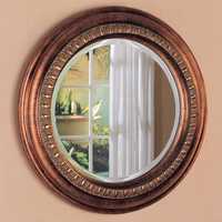 Round shape wall mirror