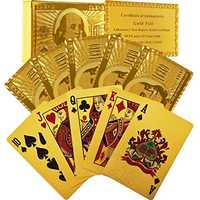 Gold playing cards