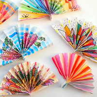 Painted paper