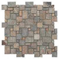 Slate floor tiles