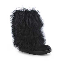 Fur boots
