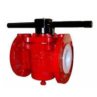 Ptfe lined plug valve