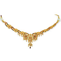 Rajasthani gold necklace