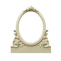 Plastic mirror frame