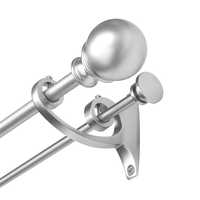 Acrylic curtain rods