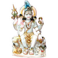 Marble shiva statue