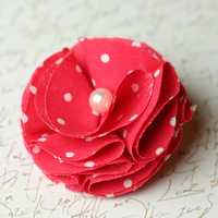 Fabric flowers