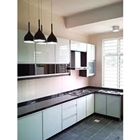 Aluminium modular kitchen