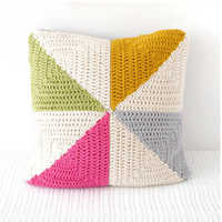 Woolen cushion cover