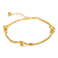 Gold anklets