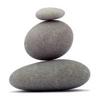 Granite pebbles