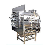 Horizontal rectangular autoclave