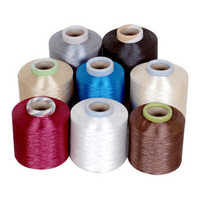 Polyester flame retardant yarns