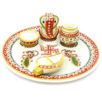 Marble Pooja Thali