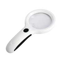 Illuminated magnifying glass