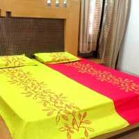 Embroidered bed sheets