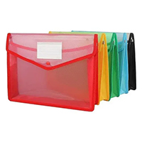 Pvc button pouch