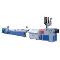 Plastic pipe making machine