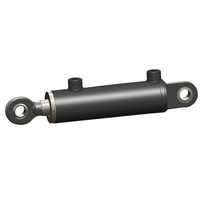 Double acting hydraulic cylinder