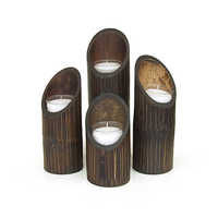 Bamboo candle holder