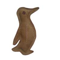 Leather dog toy