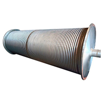 Crane rope drum
