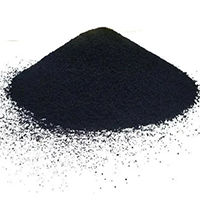 Blue iron oxide