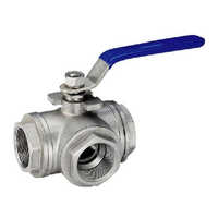 Three way ball valve
