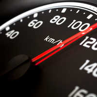 Car speedometer