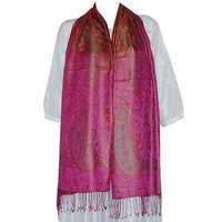 Silk wool shawls
