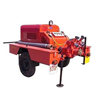 Trailer fire pump