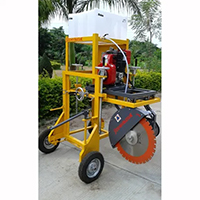 Kerb cutting machine