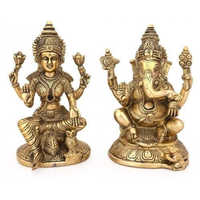 Brass god statues