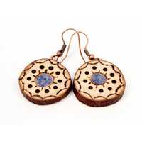 Wood earrings