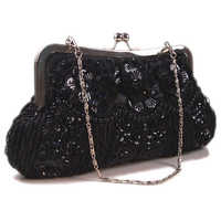 Sequin evening purse