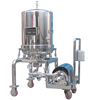 Zero hold up filter press