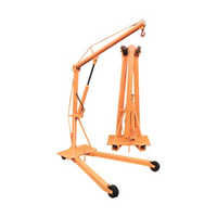 Hydraulic mobile floor crane