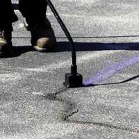 Road crack repairing