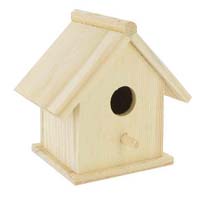 Wooden bird house
