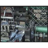 Chain link fence making machine