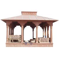 Sandstone gazebo