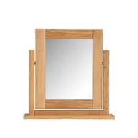 Oak mirror
