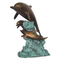 Dolphin statue