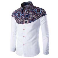 Mens embroidered shirt