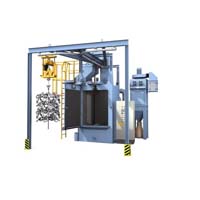 Hanger shot blasting machine