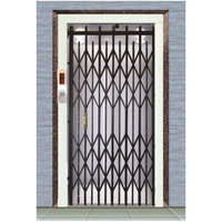 Elevator collapsible door