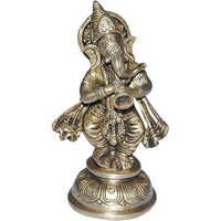 Metal ganesha statue